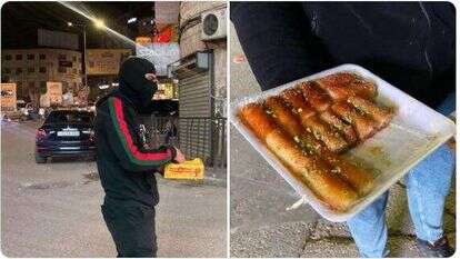 חלוקת ממתקים בג'נין אחרי הפיגוע בבני ברק. | מסך מתוך טוויטר