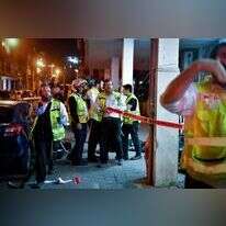 הכוחות בזירת הפיגוע בבני ברק, אתמול. | אבשלום שושני - פלאש 90