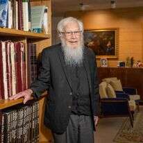 פרופסור ישראל אומן. | יונתן זינדל, פלאש 90