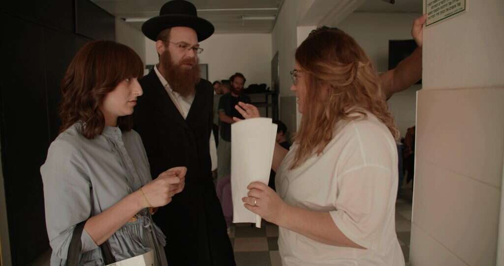 עם אלונה סער בצילומים. | אביגיל שפרבר