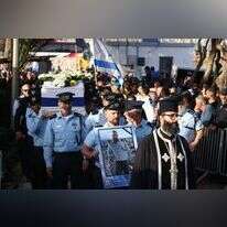 הלווייתו של רס"מ אמיר חורי. | דוד כהן/פלאש90