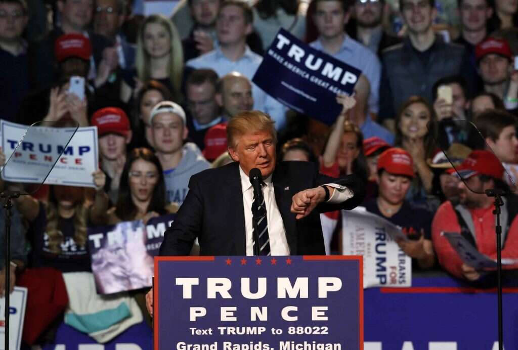 "הוא הבין את הרשתות והפעיל אותן לטובתו. ואל תשכח שבסוף כהונתו הורידו לו ברגע אחד את השאלטר". טראמפ. | AFP