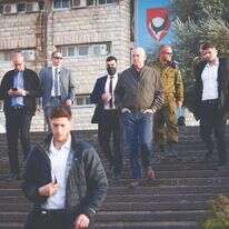 גנץ במטה פיקוד המרכז בירושלים, שלשום. | אוליבייה פיטוסי, פלאש 90