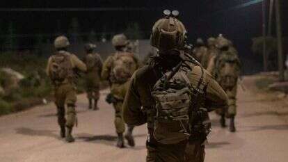 כוחות צה"ל בפעילות לילית. דובר צה"ל