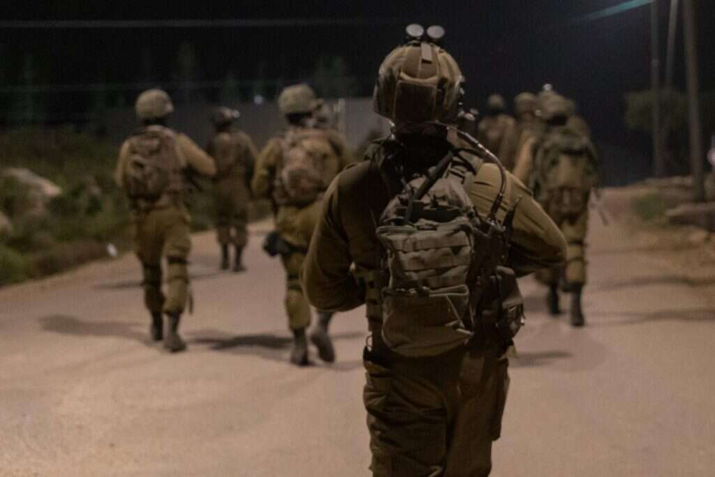 כוחות צה"ל בפעילות לילית. דובר צה"ל