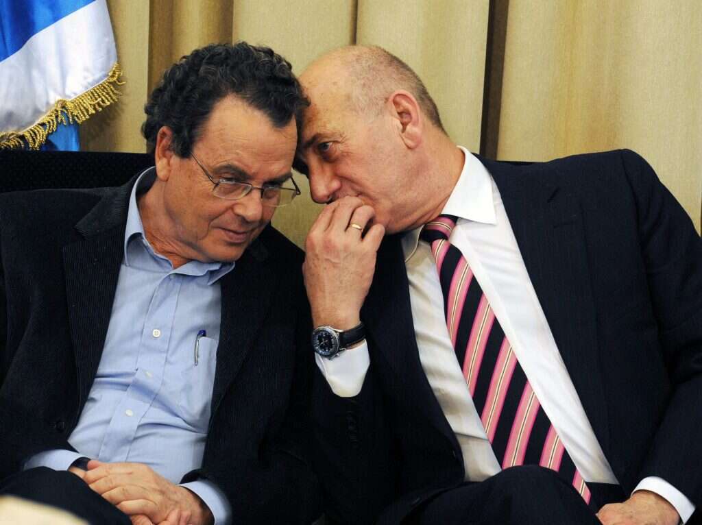 דניאל פרידמן כשר המשפטים עם ראש הממשלה דאז אהוד אולמרט, 2009. | משה מילנר, לע"מ