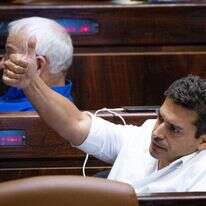 ח"כ עמיחי שיקלי במליאת הכנסת. | יונתן זינדל/פלאש90