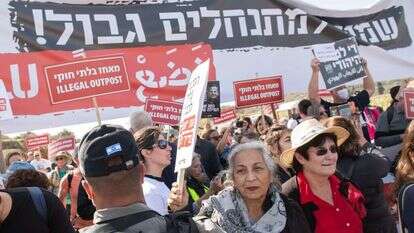 הפגנה של פלסטינים ופעילי שמאל בשומרון, פברואר 2022. | שריה דיאמנט, פלאש 90