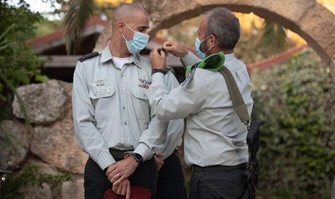אל"מ אליאב אלבז עם כניסתו לתפקיד מח"ט בנימין. | דובר צה"ל