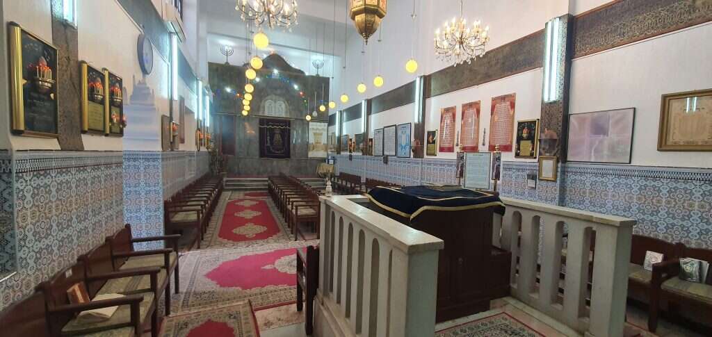 בית הכנסת העתיק "צלאת אלעזמה" במרקש. | יאיר קראוס