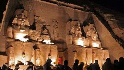 מקדש רעמסס במצרים. | AFP
