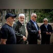 ראאד סלאח ונציגי ועדת המעקב. | יונתן זינדל/פלאש90 ראאד סלאח ונציגי ועדת המעקב. | יונתן זינדל/פלאש90