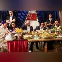 ראש הממשלה בנט וחברי סיעתו בחגיגות המימונה. | פלאש 90