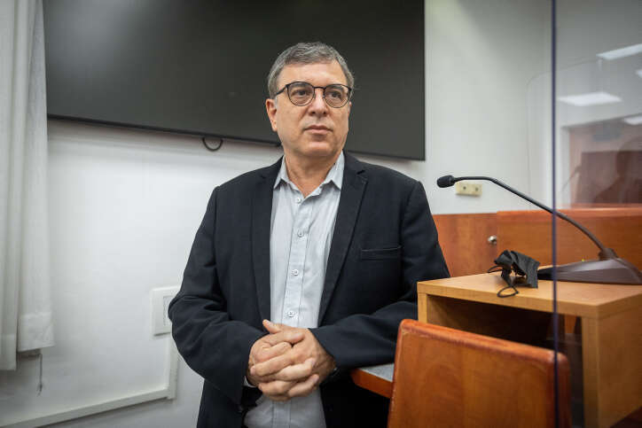 שלמה פילבר בבית המשפט. | יונתן זינדל, פלאש 90