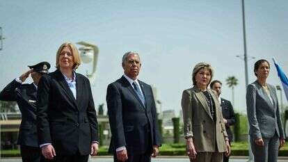 יו"ר הפרלמנט הגרמני בארבל באס מתקבלת בכנסת. | נועם מושקוביץ, דוברות הכנסת