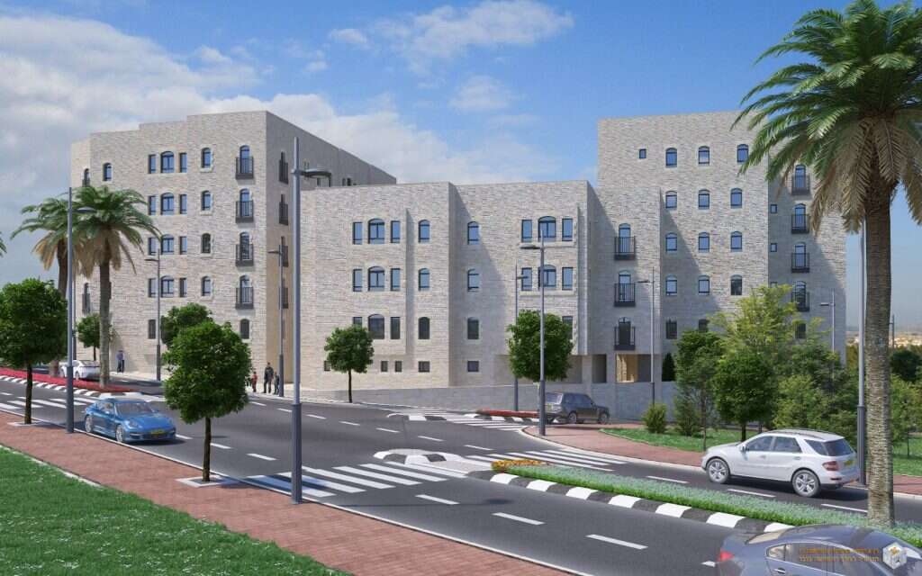 הדמיית "רובע חזקיה" בחברון. | דוברות חברון