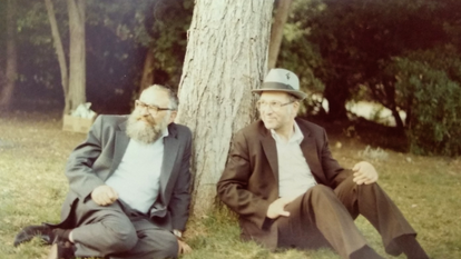 אפילו שיחת תלמידי חכמים צריכה לימוד. הרב אהרן ליכטנשטיין והרב יהודה עמיטל. | מנחם שטיין