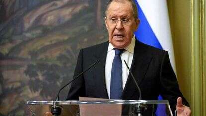 שר החוץ הרוסי, סרגיי לברוב. | AFP