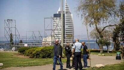 זירת הפיגוע בחיפה. | שיר כהן, פלאש 90