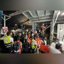 זירת האסון במירון. | איחוד הצלה, גטי אימג'ס