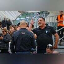 צעקות על בנט בטקס. | אוליבייה פיטוסי, פלאש 90