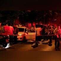 זירת הפיגוע באלעד, אמש. | ג'מאל עוואד, פלאש 90