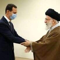 חמינאי ואסד. | EPA