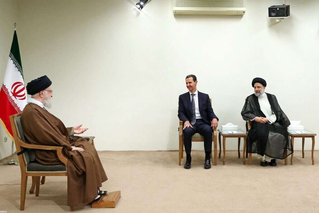 אסד באיראן. | AFP