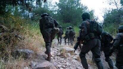 חלק מהכוחות בחיפוש אחר המחבלים. קרדיט: דובר צה"ל