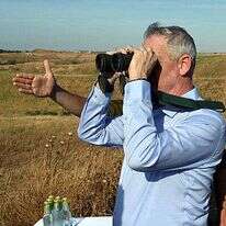 שר הביטחון בני גנץ בביקור בפיקוד דרום. | אריאל חרמוני, משרד הביטחון