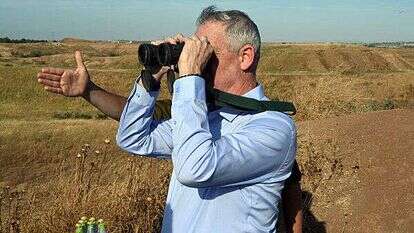 שר הביטחון בני גנץ בביקור בפיקוד דרום. | אריאל חרמוני, משרד הביטחון