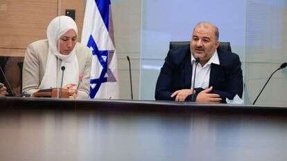 יו"ר רע"מ מנסור עבאס. | אוליבייה פיטוסי, פלאש 90