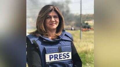 שירין אבו עאקלה, עיתונאית אל-ג'זירה שנהרגה בג'נין. | EPA