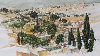 אלחנן יעקובוביץ', "ירושלים - מבט מהר הצופים", 2010