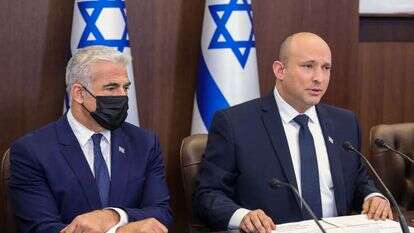 בנט ולפיד. | מרק ישראל סלם, פלאש 90