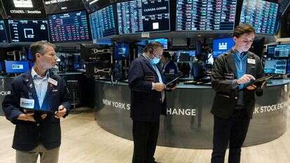 סוחרים בבורסה בניו־יורק. | גטי אימג'ס