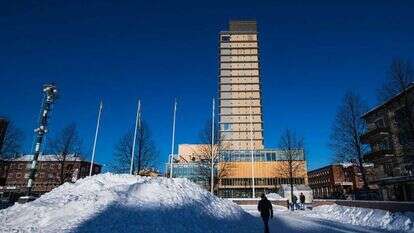 בניין העץ הגבוה בעולם. כלפטה, שוודיה. | AFP