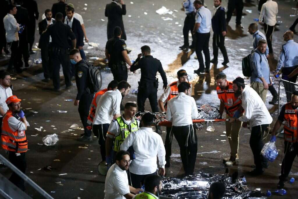 כוחות ההצלה במירון. | דוד כהן, פלאש 90