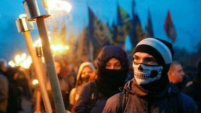 מיליציית אזוב, אוקראינה 2016. | EPA