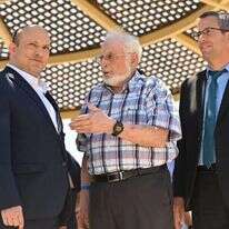 ראש הממשלה בנט באלקנה, השבוע. | קובי גדעון, לע"מ