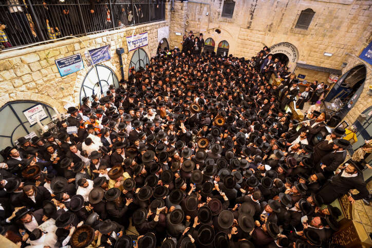 מתחם קבר הרשב"י, בל"ג בעומר. | דוד כהן, פלאש 90