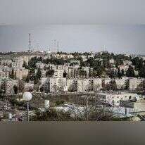 קריית ארבע. ברקע: חברון. | גרשון אלינסון, פלאש 90