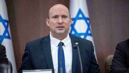 ראש הממשלה נפתלי בנט בישיבת הממשלה. ארכיון. | יונתן זינדל, פלאש 90