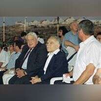 אריאל שרון כשר השיכון עם ראש הממשלה שמיר, 1991. | AP