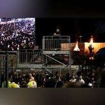 חגיגות ל"ג בעומר בקבר הרשב"י השנה. | AFP