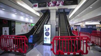 קניון הדר בירושלים בימי סגר הקורונה | אוליבייה פיטוסי, פלאש 90