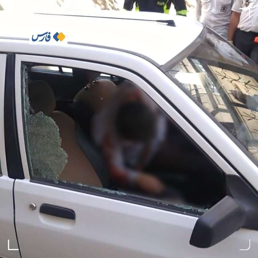 הרכב בו חוסל הקצין האיראני. | מסך