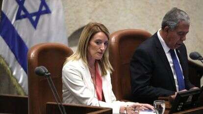 נשיאת הפרלמנט האירופי, רוברטה מטסולה . | EPA