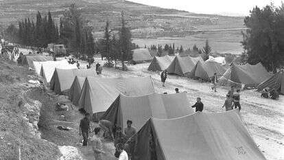 איפה ההנצחה שלנו? אחד מניסיונות הקמת היישוב אלון־מורה, 1975. | משה מילנר, לע"מ