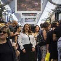 חגית משה בשוק מחנה יהודה, השבוע. | אוליבייה פיטוסי, פלאש 90